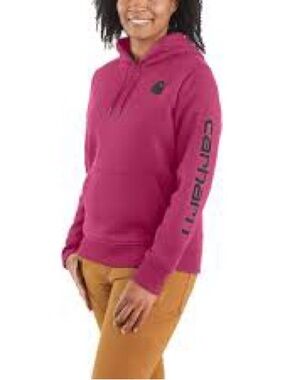 Women’s Carhartt Relaxed Fit Clarksburg Graphic Sleeve Pullover Thrashed